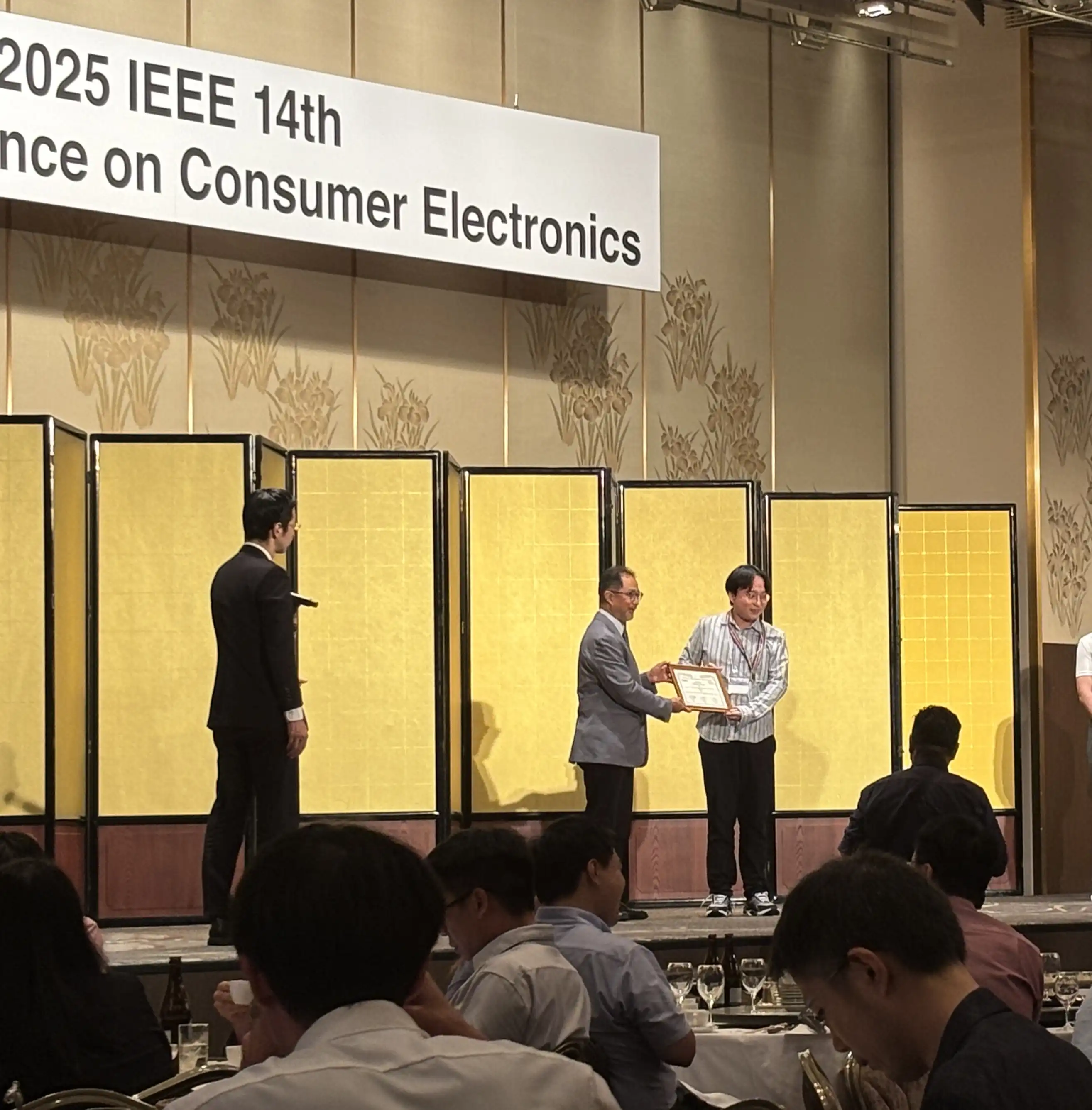 GCCE 2025で楊劉毅がGole Prizeを受賞しました