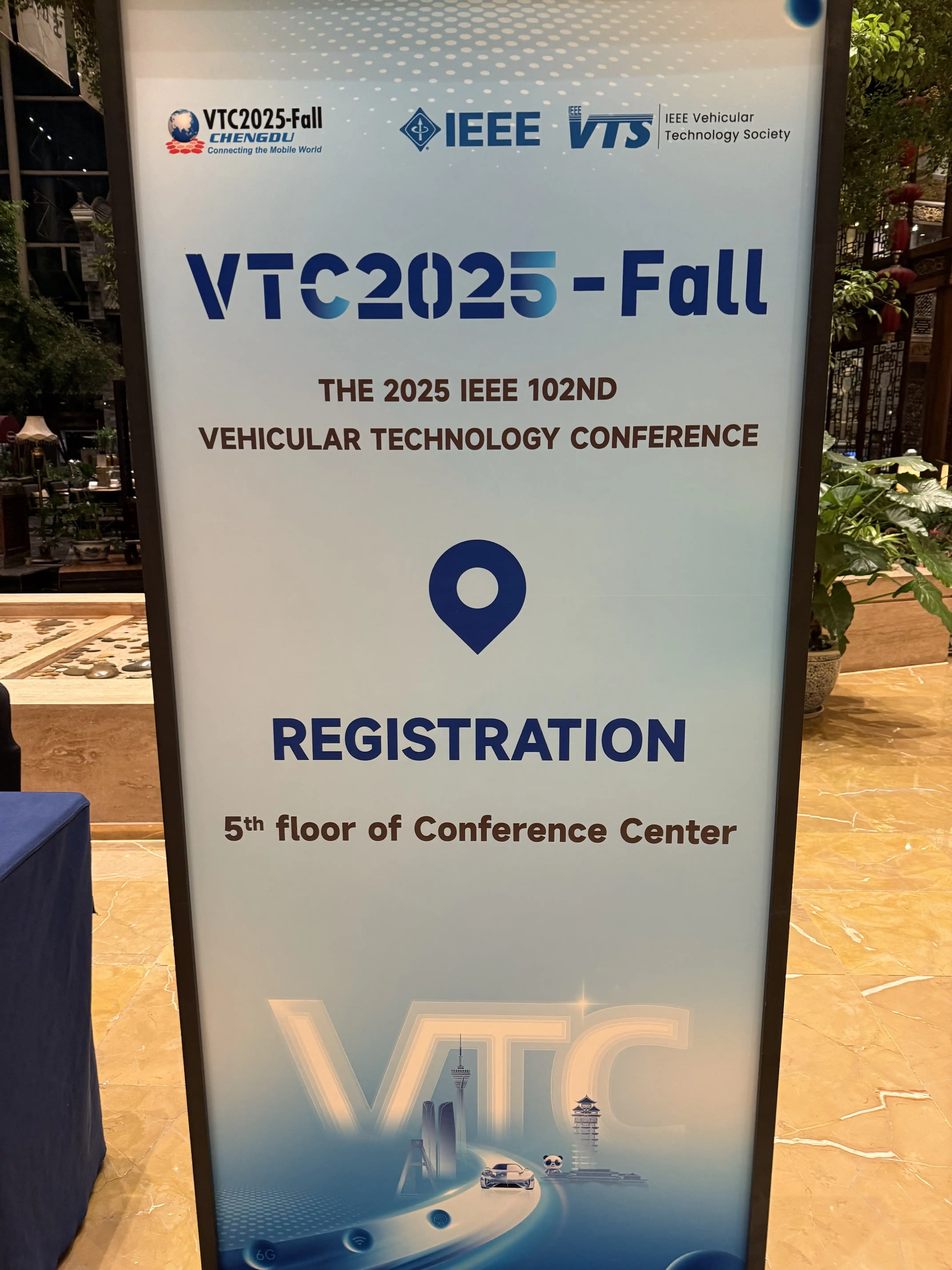 IEEE VTC2025に参加しまいた