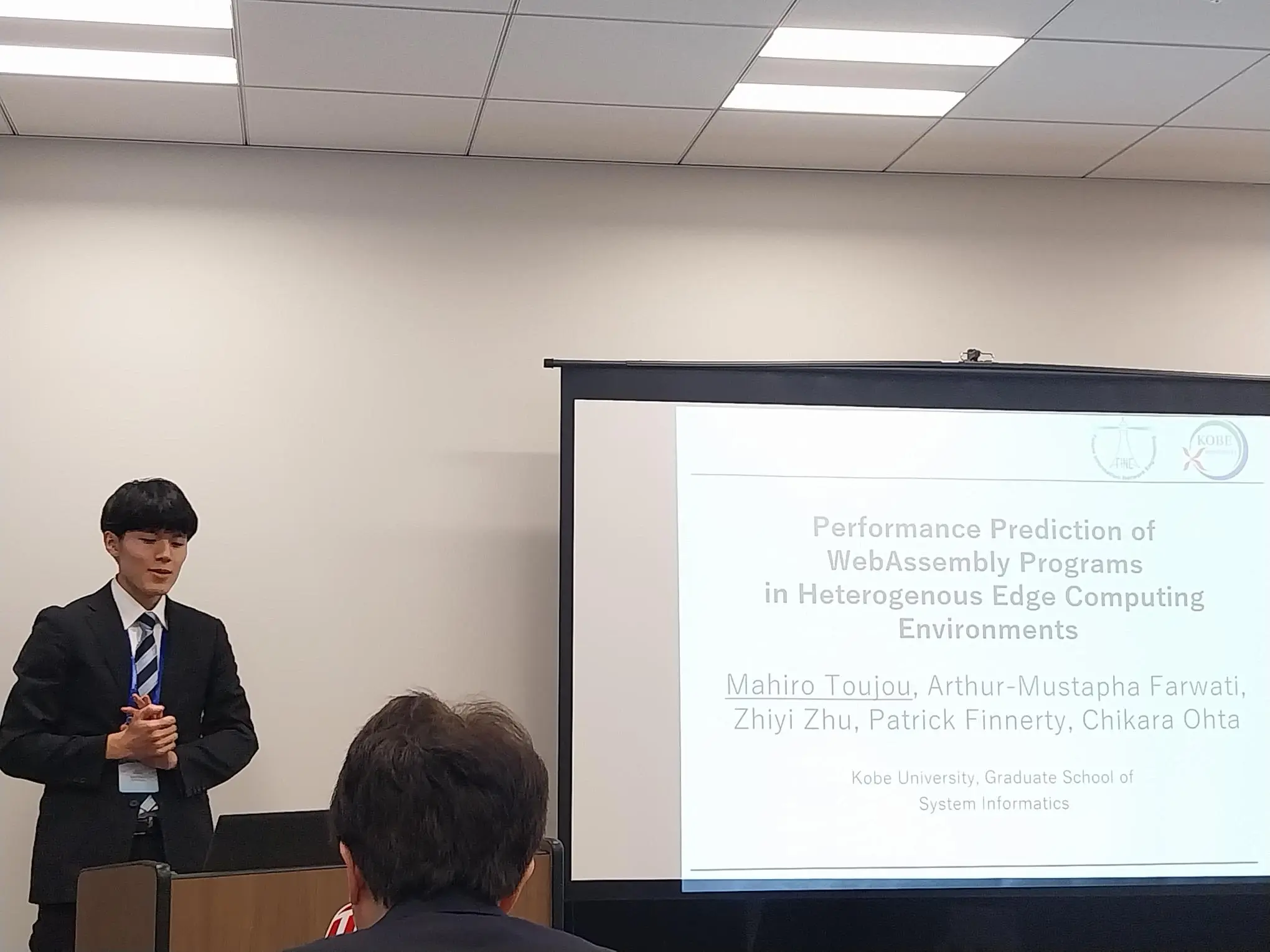 ICFCCにて東條 真宙が研究発表を行いました